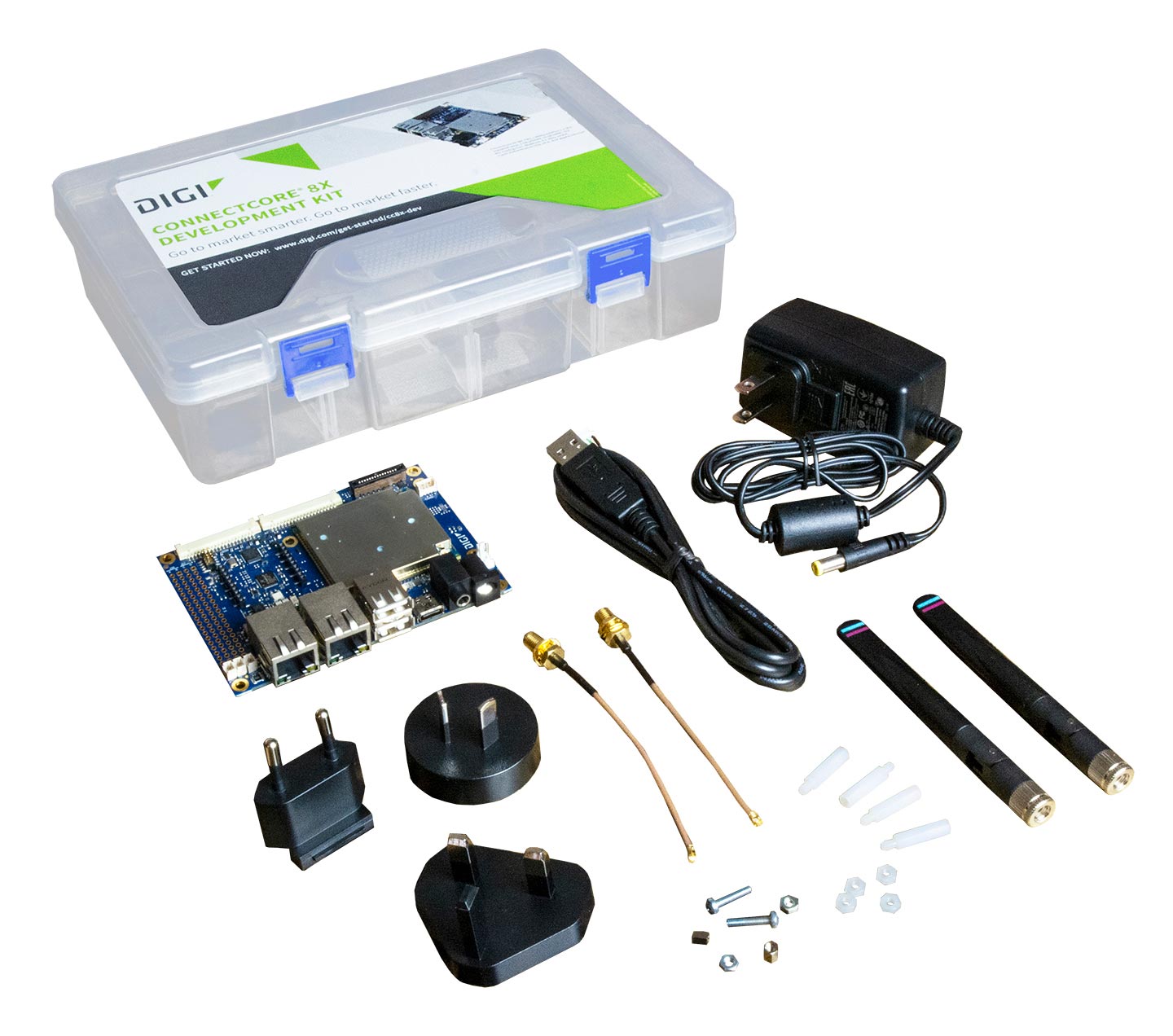 ConnectCore 8X Dev Kit Pro, QuadX, 16GB eMMC, 2GB