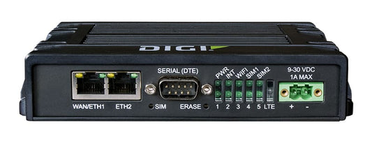 Digi 360 Cellular Solution Package for Digi IX20 (1 year) - LTE Cat 4, Worldwide, Dual Ethernet, DB9M RS-232, No Accessories.