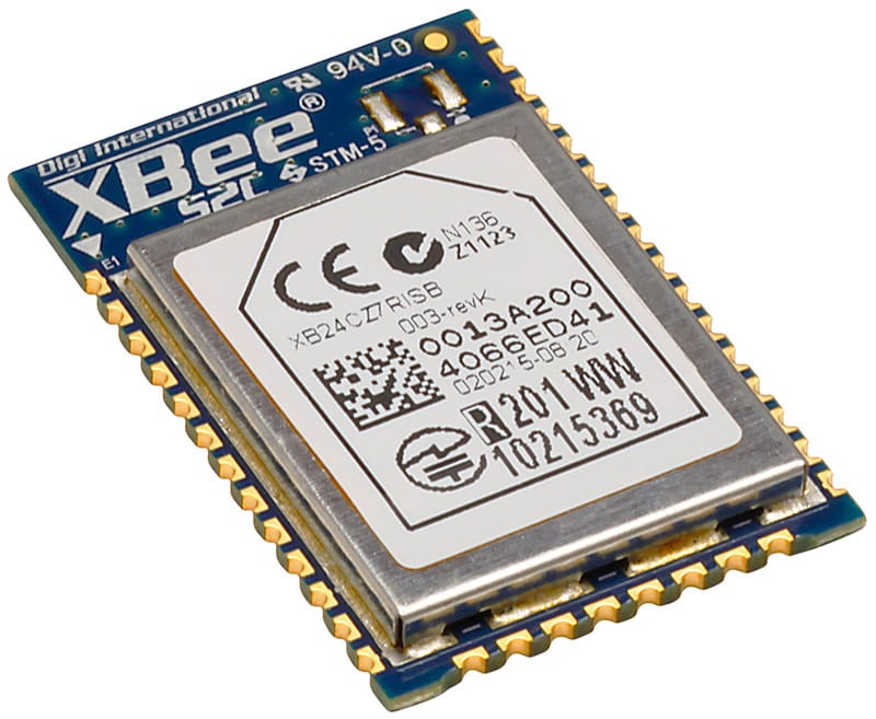 XBee ZB SMT (ZigBee PRO Feature Set), 6.3mW, RF pad antenna, 250000 bps;32K Programmable
