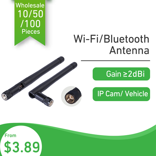 bluetooth antenna, X feet (Y meters)
