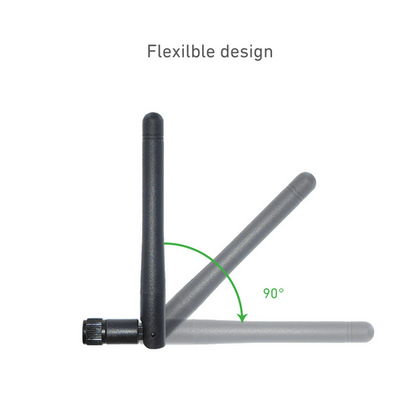 bluetooth antenna, X feet (Y meters)
