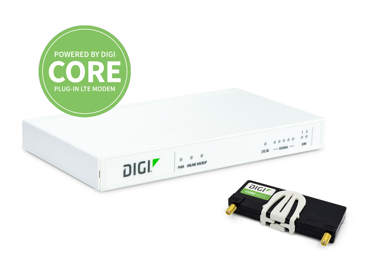 Digi 360 Cellular Solution Package for Digi Connect IT 4 (1 year) - Cat 4, 3G/2G fallback, Global, RS-232, 4 Serial Ports, Dual Ethernet. Includes: PSU and antennas.