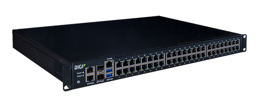 Digi Connect IT 48, 48 port Console Access Server (requires ITPS-PSIK or ITPS-PSEK power supply kit), supports use of optional Cellular CORE Module