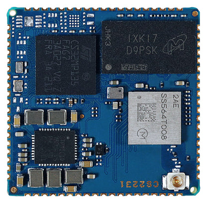 ConnectCore MP133, STM32MP133, Single 650MHz, 256MB SLC NAND, 256MB DDR3, 2xGbE, -40/+85C
