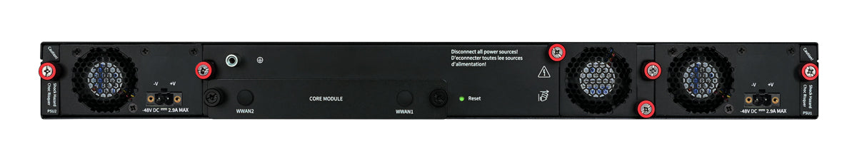 Connect EZ 16 Serial Server, 16 RS-232 Serial Ports, Dual -48V DC Power, no power cords