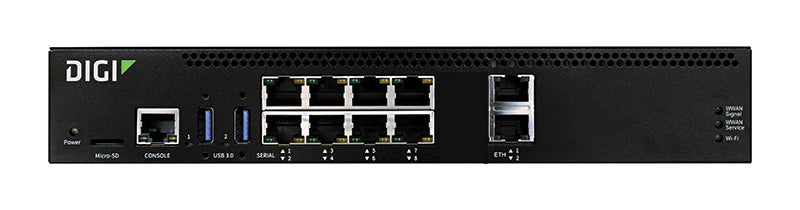 Connect EZ 8 Serial Server, 8 RS-232 Serial Ports, US Power Cord
