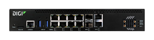 Connect EZ 8 I/O Serial Server, 8 RS-232 Serial Ports, Digital and Analog IO, US power cord