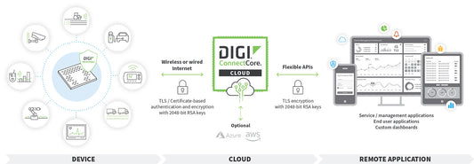 ConnectCore Cloud Services - Premium - 1-Year - 100 devices - including 60 MB/month/device pooled data