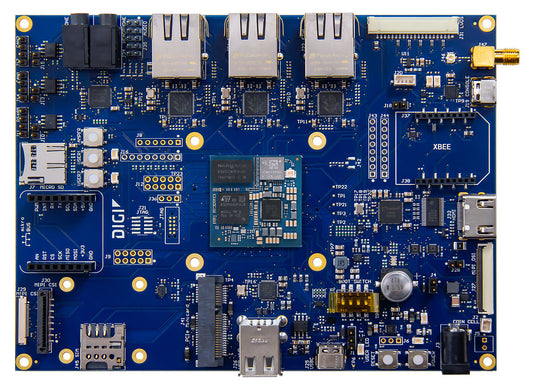 ConnectCore MP255 Development Kit incl. dev board with ConnectCore MP255 Dual, 8GB eMMC, 1GB DDR4, Wireless SOM