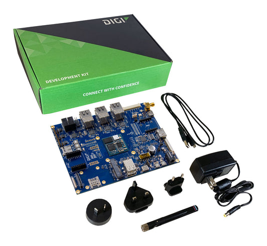 ConnectCore MP255 Development Kit incl. dev board with ConnectCore MP255 Dual, 8GB eMMC, 1GB DDR4, Wireless SOM