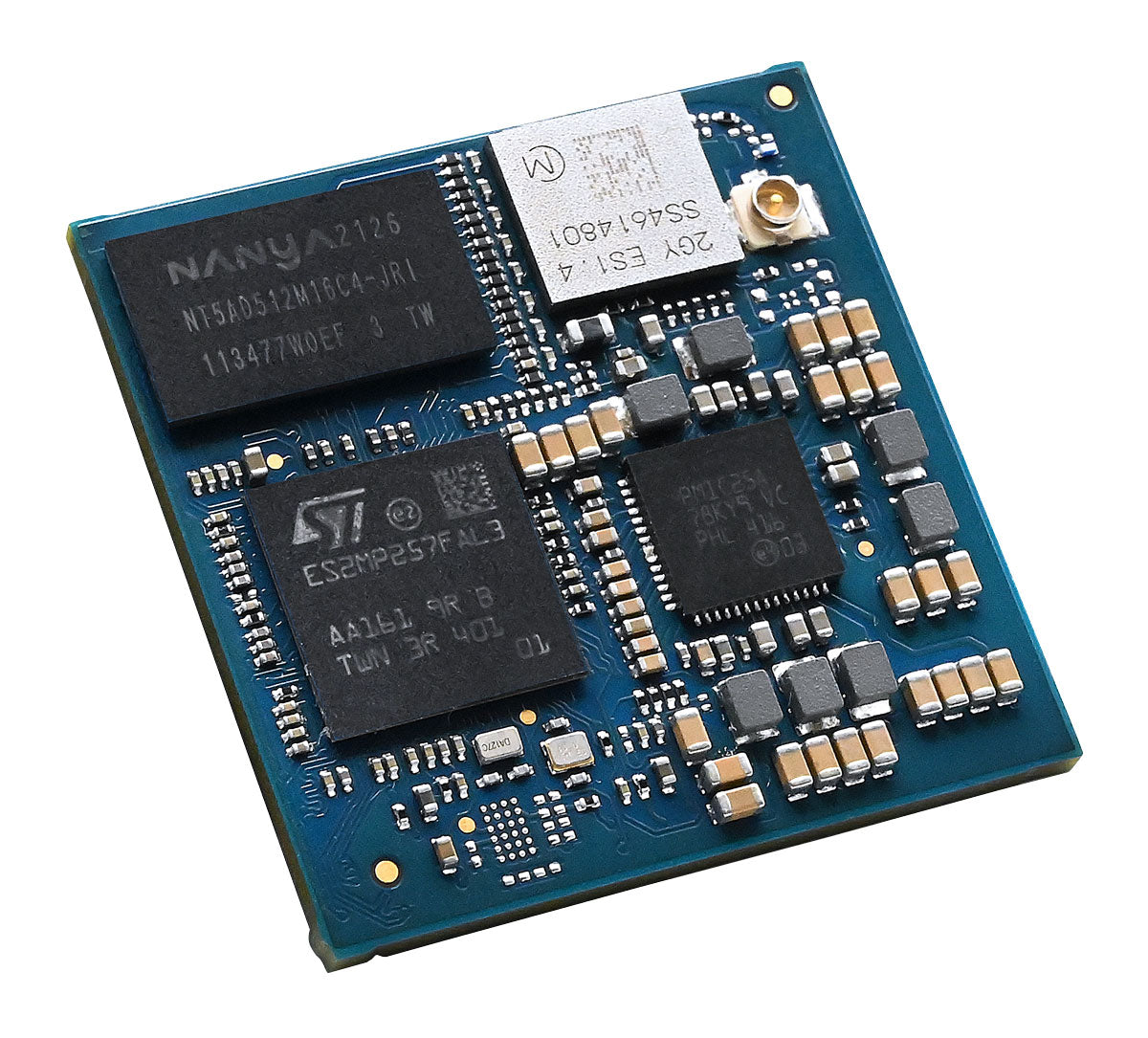 ConnectCore MP255 STM32MP255C, Dual A35 1.2GHz, M33, GPU, ISP, NPU, 8GB eMMC, 1GB DDR4, -40/+85C