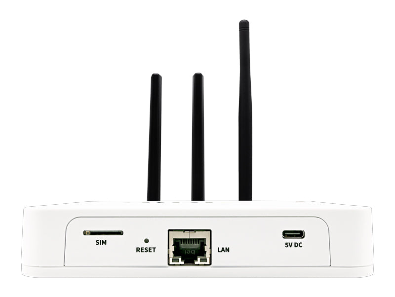 HX15 Indoor Gateway, 8-channel LoRaWAN Gateway 8-channel, 868MHz, 10/100/1000 Ethernet, 1.2dBi 868MHz Antenna, USB-C
