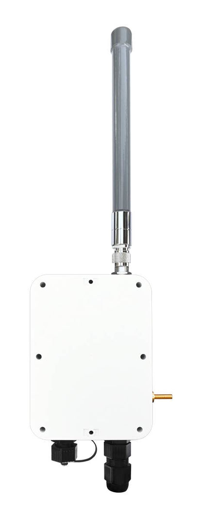 HX20 Outdoor Gateway, 8-channel LoRaWAN, 902-928MHz, 10/100 Ethernet, 802.3af PoE+, LTE Cat-M1, SIM, IP67