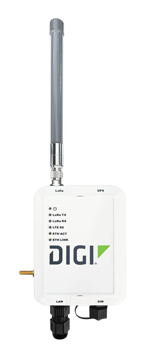 HX20 Outdoor Gateway, 8-channel LoRaWAN, 863-870MHz, 10/100 Ethernet, 802.3af PoE+, IP67