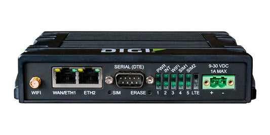 Digi 360 Cellular Solution Package for Digi IX20 (1 year) - LTE Cat 4, Wi-Fi, Worldwide, Dual Ethernet, DB9M RS-232, No Accessories.