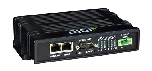 Digi 360 Cellular Solution Package for Digi IX20 (1 year) - LTE Cat M1, Worldwide, Dual Ethernet, DB9M RS-232, No Accessories.