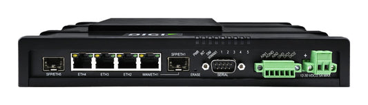 Digi 360 Cellular Solution Package for Digi IX40 (1 year) - 5G NSA/SA, LTE Cat 19, Edge Computing, GNSS, Worldwide, FirstNet Capable, Quad Ethernet, Dual SFP, DB9M RS-232/422/485, GPIOs, No Accessories.