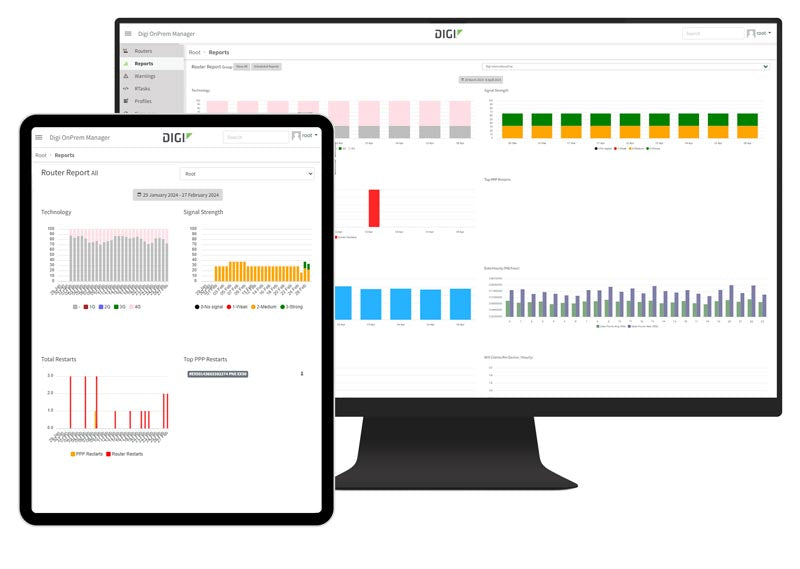 Digi Remote Manager On-prem Subscription, 3yr – Software for connecting to Digi Cellular routers for remote management.