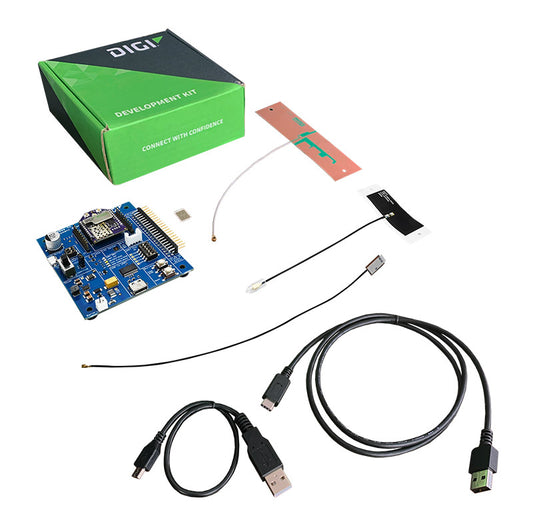 XBee 3 Global LTE-M/NB-IoT Development Kit with XBIB-C Dev Board, AT&amp;T SIM, GNSS, 2G fallback