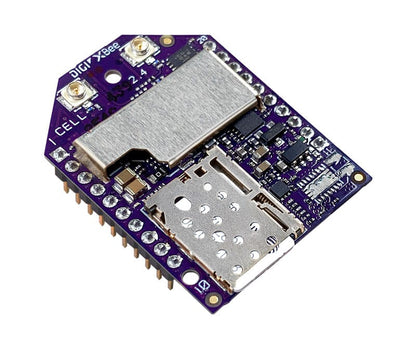 Digi XBee3 Cellular Smart Modem, LTE-M/NB-IoT (U-blox), AT&T SIM Inserted