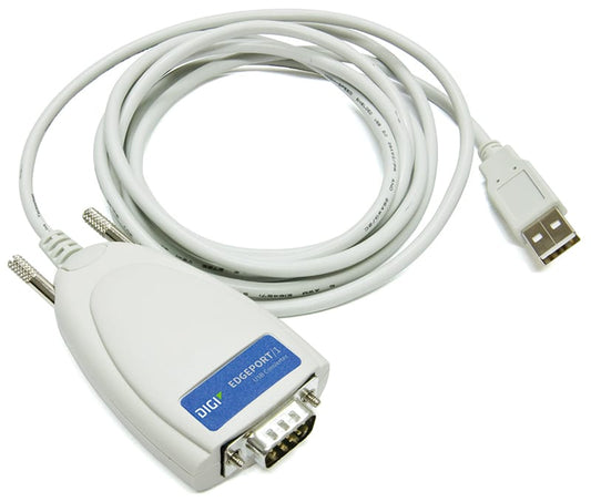 Digi Edgeport  1 port RS232 DB-9  to USB Converter (with captive 2 meter USB cable)