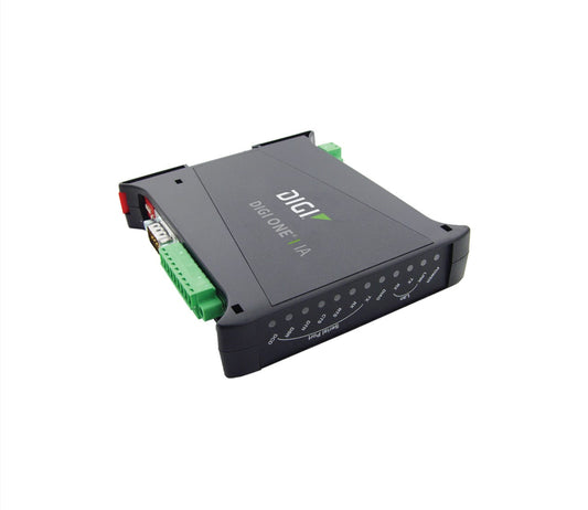 Digi One IAP 2 port RS-232/422/485 Din Rail Mounted Serial to Ethernet Industrial Protocol Converter
