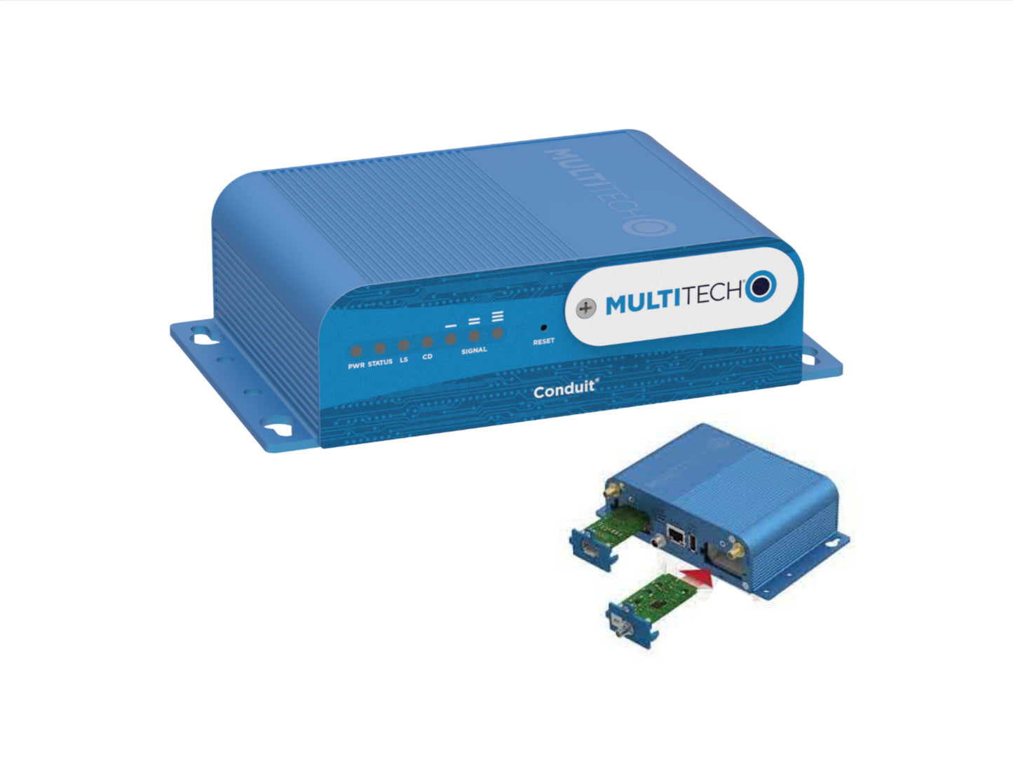 LTE Cat 4 mPower Programmable Gateway 8-channel, 915 MHz, GNSS w/MTAC-LORA-H-915 mCard and EU/GB Accessory Kit