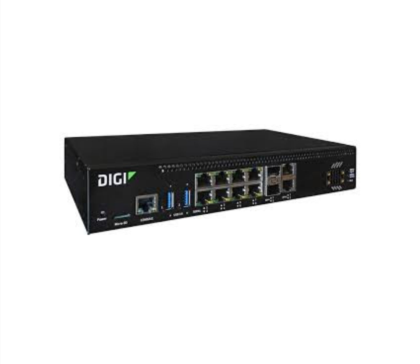 Connect EZ 8 I/O Serial Server, 8 RS-232 Serial Ports, Digital and Analog IO, US power cord