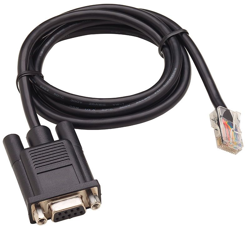 Digi 48" RJ-45/DB-9F Straight Cable (10 pin) -- Replacement for 76000200