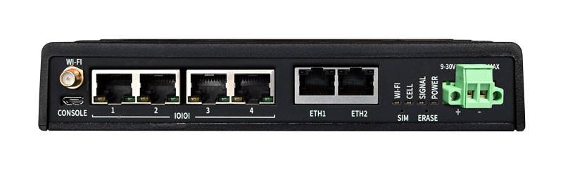 Connect EZ 4 Industrial Kit: DIN Clip, Ethernet Cable, Cell Module, Wi-fi and Cell Antennas, Ext Temp Power Supply