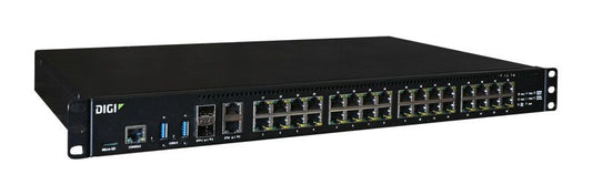 Connect EZ 32 MEI Serial Server, 32 RS-232/422/485 Serial Ports, Dual AC Power, EU Power Cords