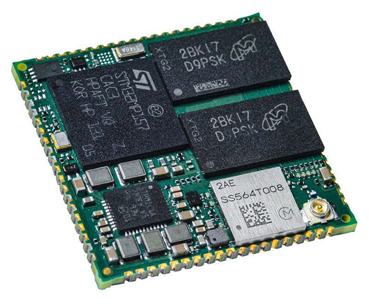 ConnectCore MP15, STM32MP157C, Dual A7, M4, GPU, 1GB SLC NAND, 1GB DDR3L, 1xGbE