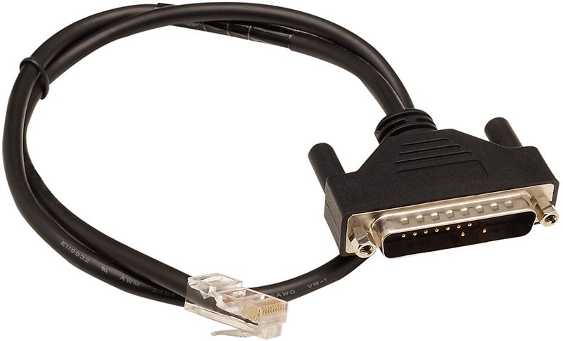 Digi 48" RJ-45/DB-25M Straight Cable (10 pin) -- Replacement for 76000129