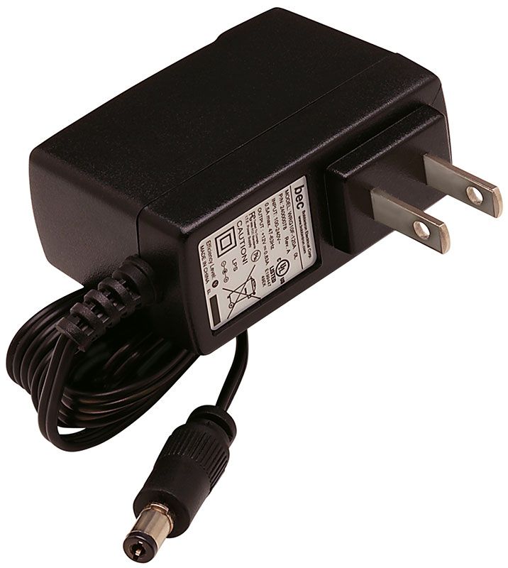 Digi 12VDC 0.5A 120-240VAC Wall Mount Power Supply w/ locking barrel (for PSTS 1/2/4, PSTS MEI 1/2/4, TS P, TS M, CPTS
4x4, Connect SP, Connect WiSP)