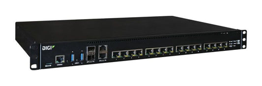 Connect EZ 16 Serial Server, 16 RS-232 Serial Ports, US Power Cord