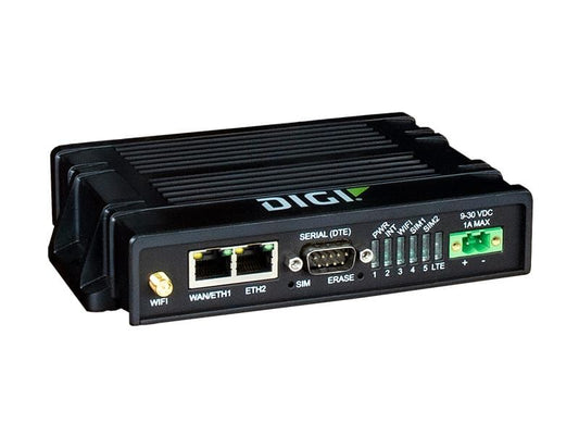 Digi 360 Cellular Solution Package for Digi IX20 (1 year) - LTE Cat 4, Wi-Fi, Worldwide, Dual Ethernet, DB9M RS-232, No Accessories.