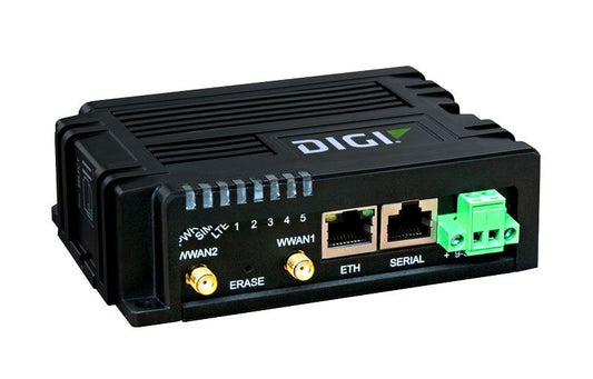 Digi 360 Cellular Solution Package for Digi IX10 (1 year) - LTE Cat 4, Worldwide, Ethernet, RJ45 Serial RS-232/485, No Accessories.