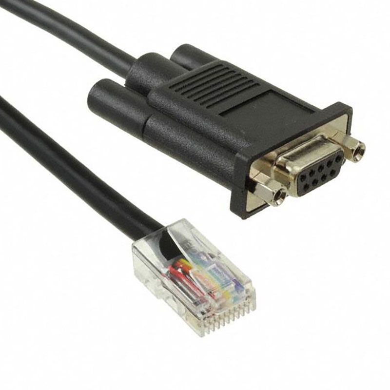 Digi 48" RJ-45/DB-9F Crossover Cable (10 pin)